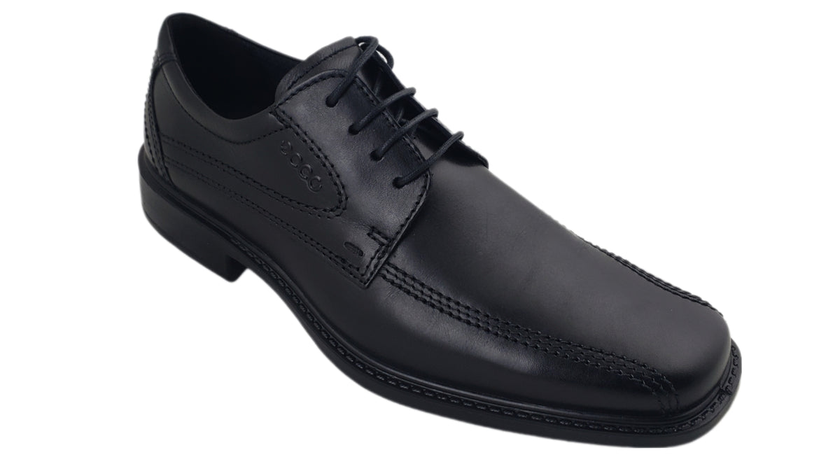 ECCO MEN'S BLACK LACE BIKE TOE NEW JERSEY 051514 – BLACK WHITE