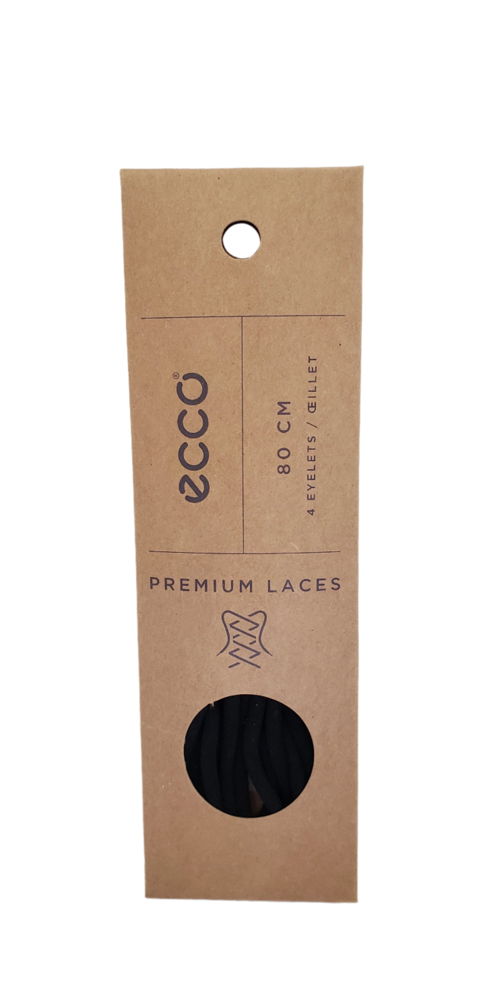 Shoe Laces Ecco Premium Black