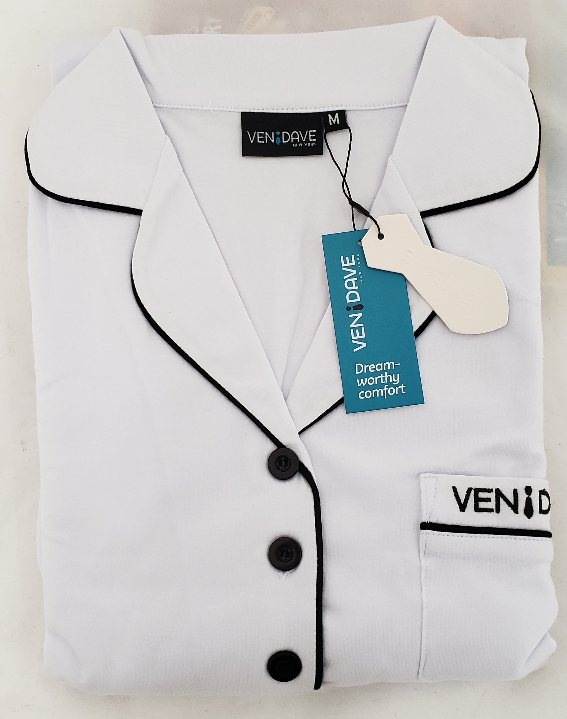 Ven Dave White Nightshirt G06