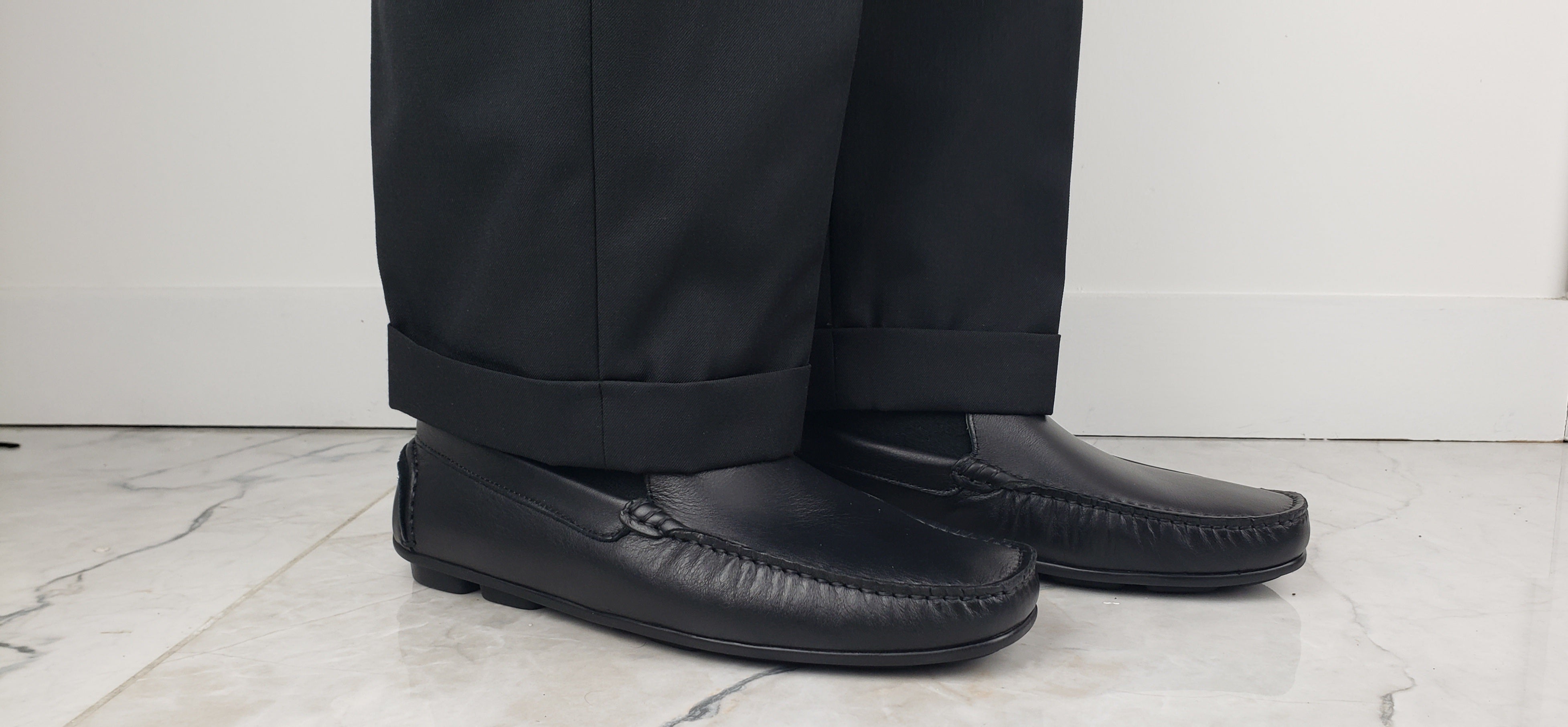 M LOBO 620 BLACK LEATHER LOAFER