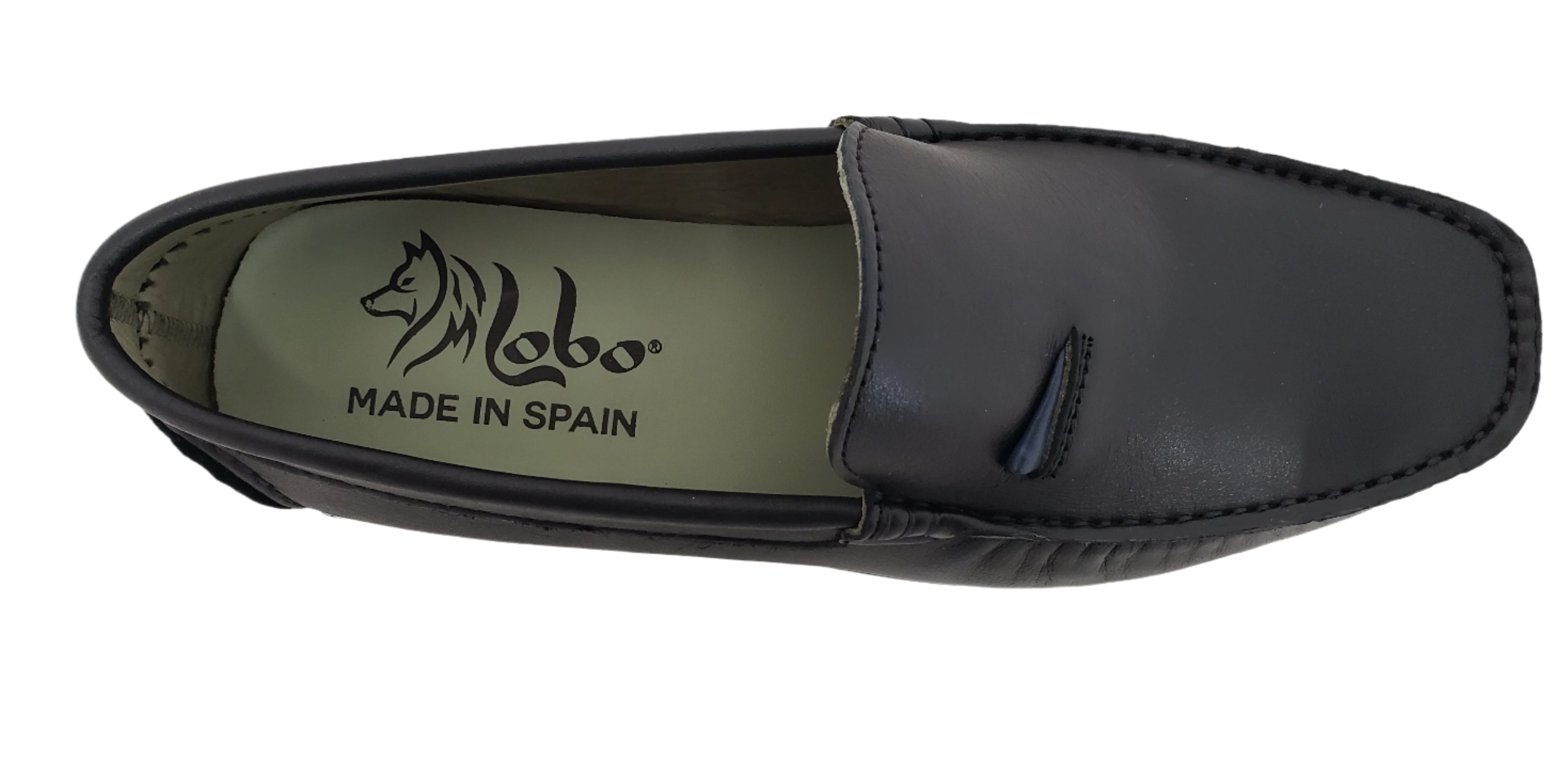 M LOBO 473 BLACK LEATHER LOAFER