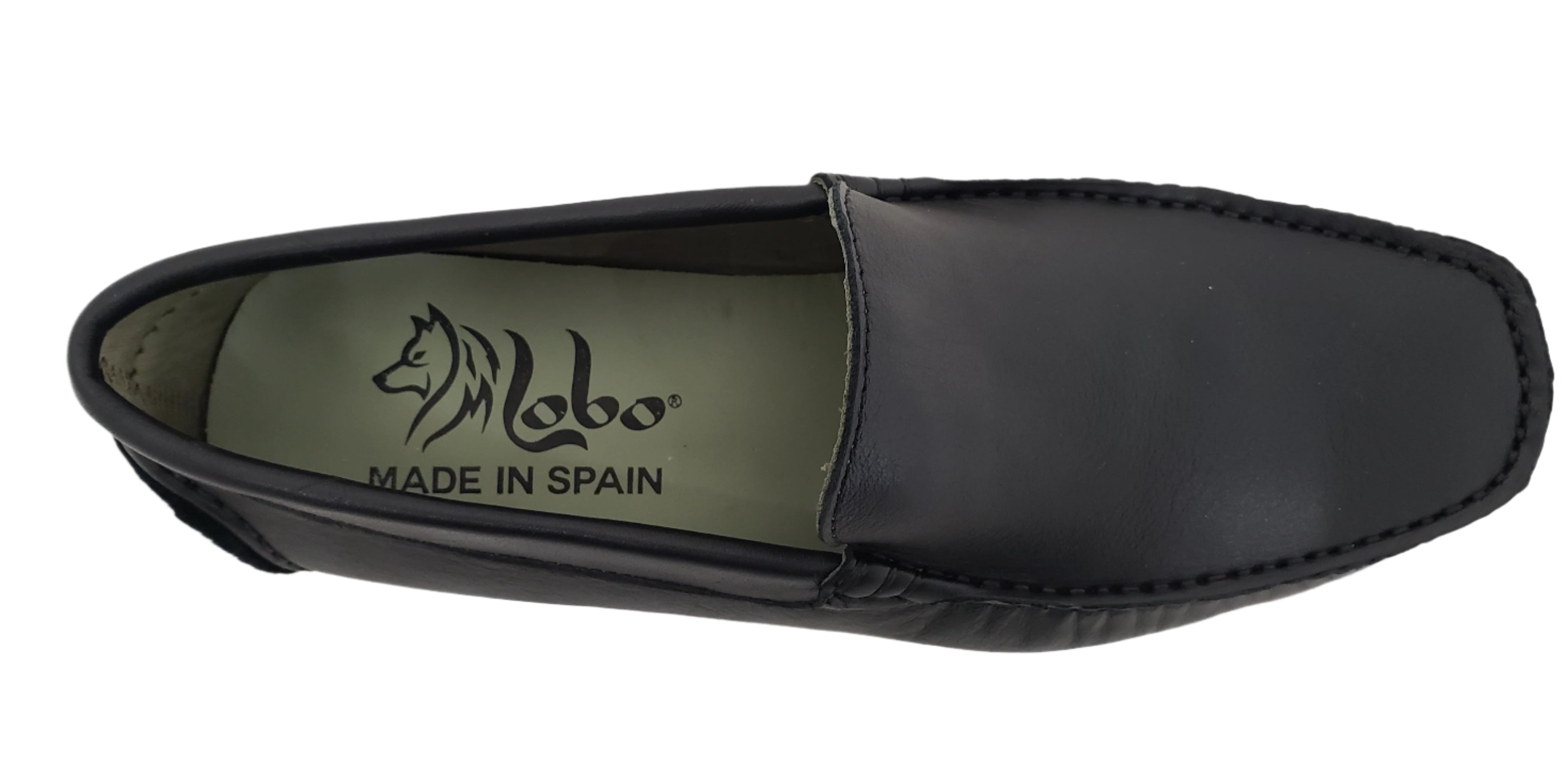 M LOBO 620 BLACK LEATHER LOAFER
