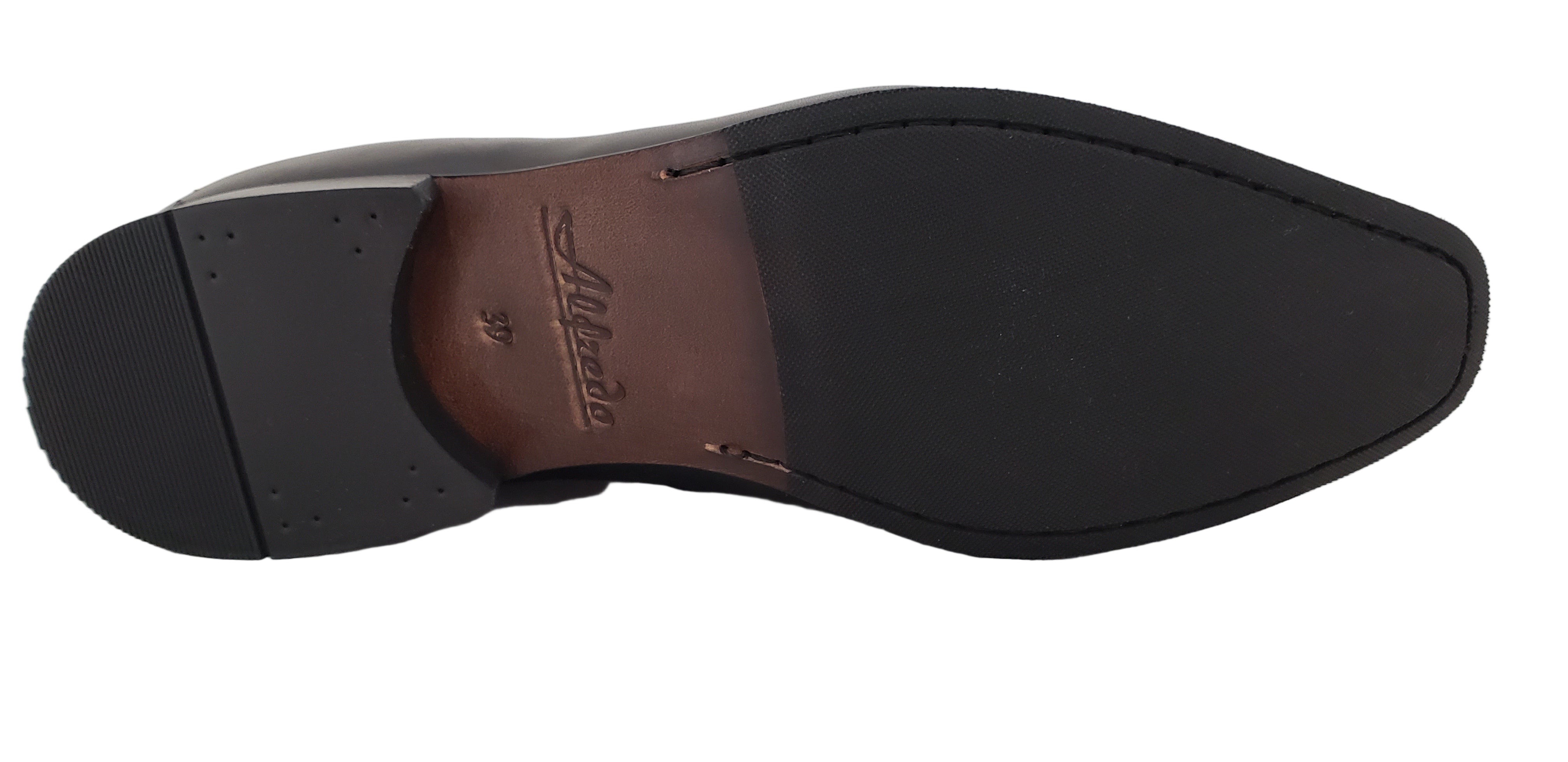 ALFREDO MEN'S BLACK DRESS SLIP ON LI-115