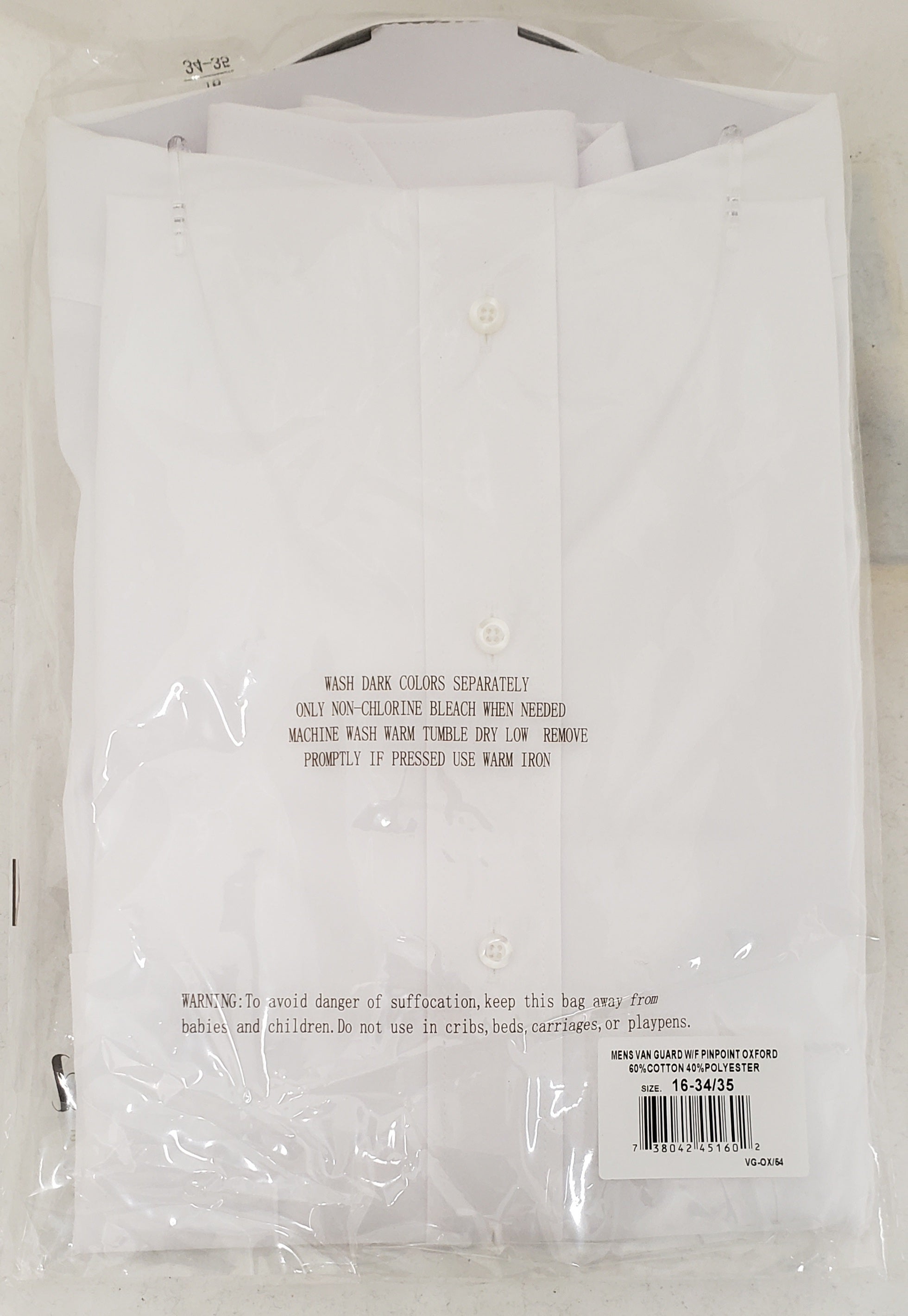 VAN GUARD MEN'S PINPOINT SHIRT