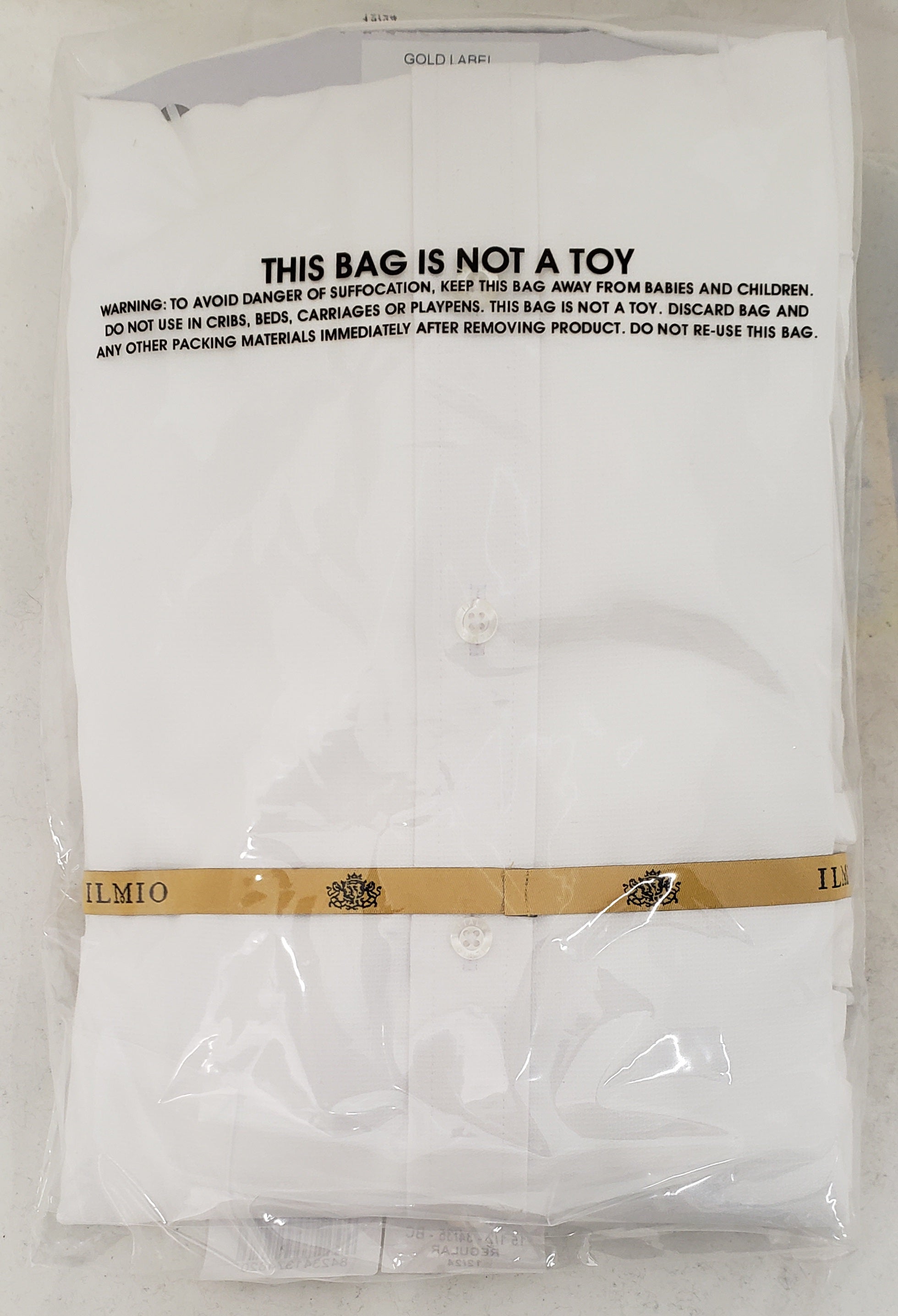 Ilmio Men's Gold Label F10 -100% Cotton Chassidish (R/L) Shirt