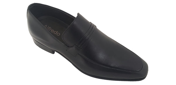 ALFREDO MEN'S BLACK DRESS SLIP ON LI-115