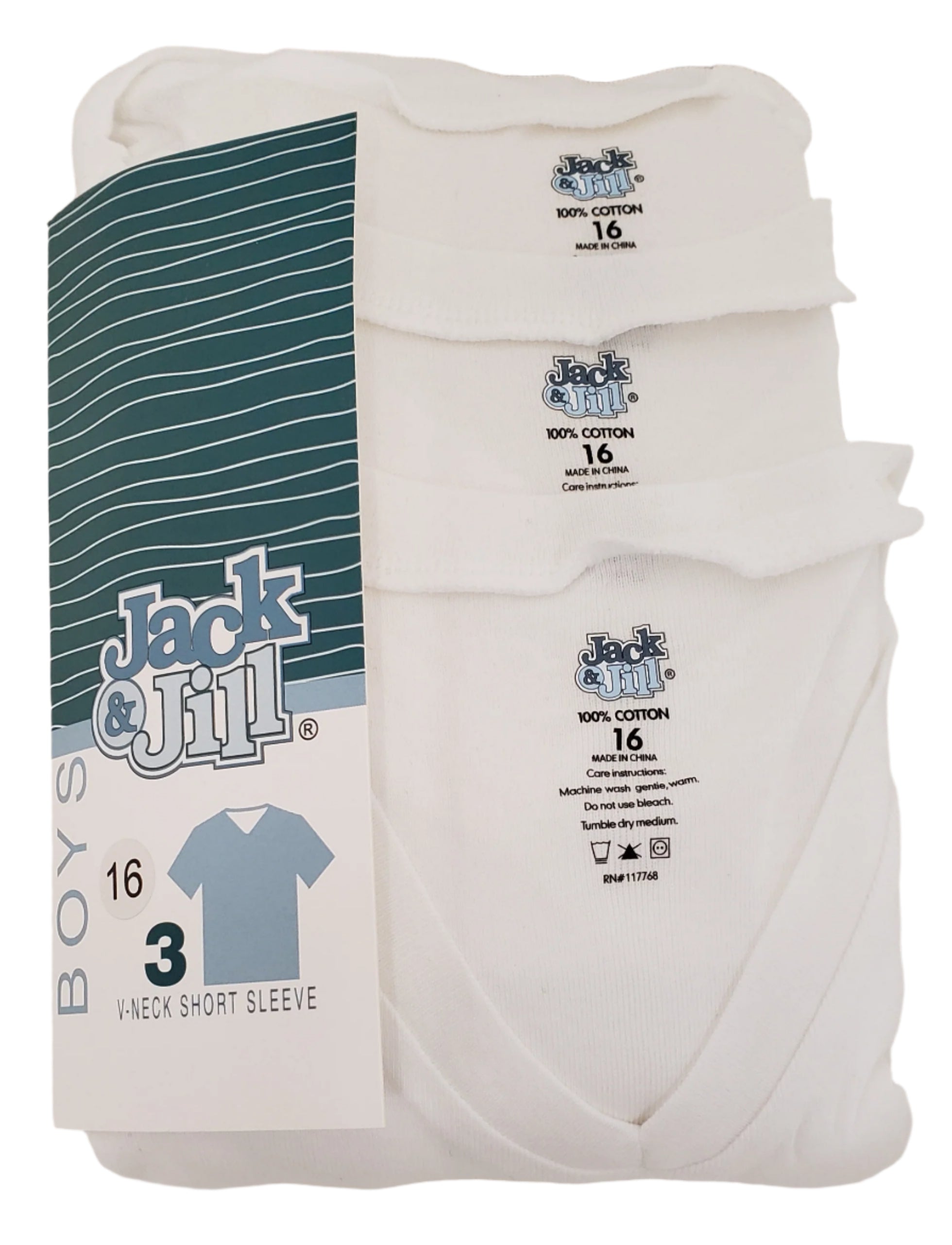 Jack & Jill Boys V-neck T-shirt 3-pack