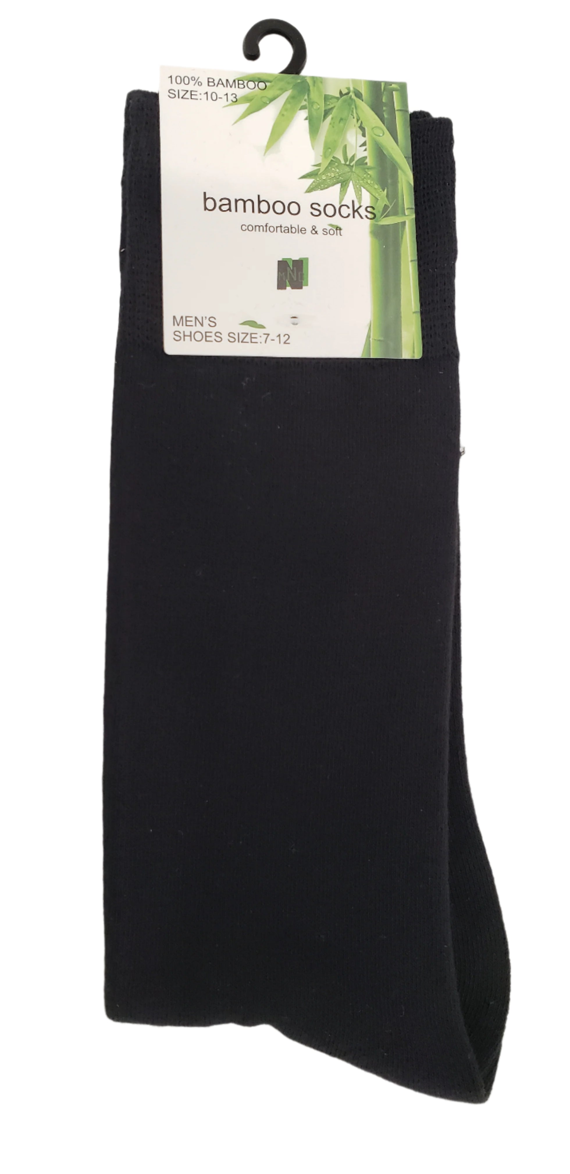 MENS BLACK SOCKS 100% BAMBOO