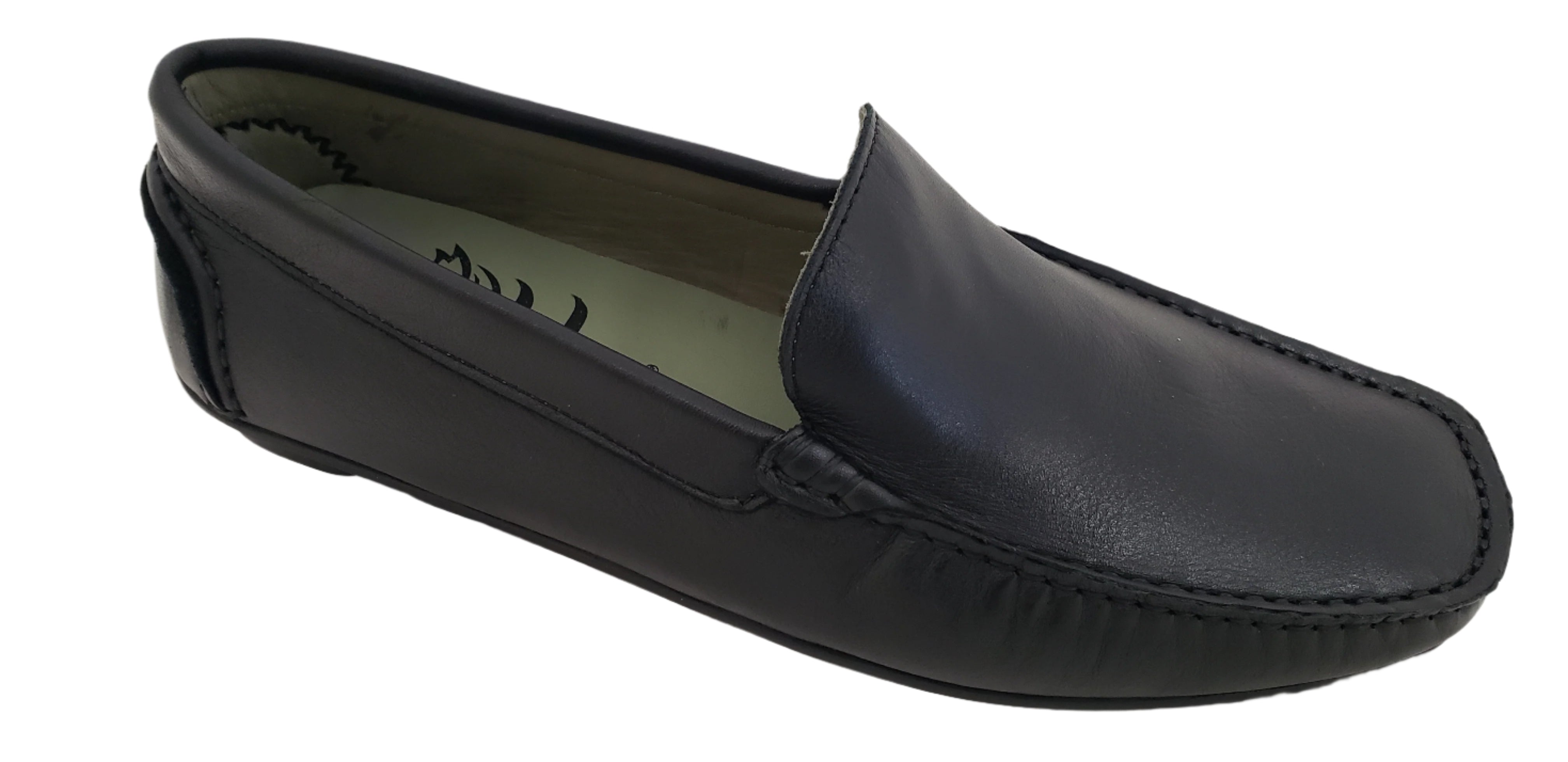 M LOBO 620 BLACK LEATHER LOAFER