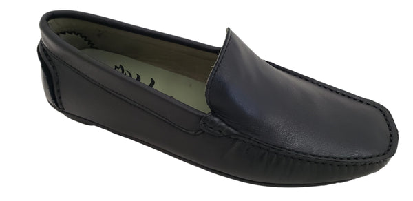 M LOBO 620 BLACK LEATHER LOAFER
