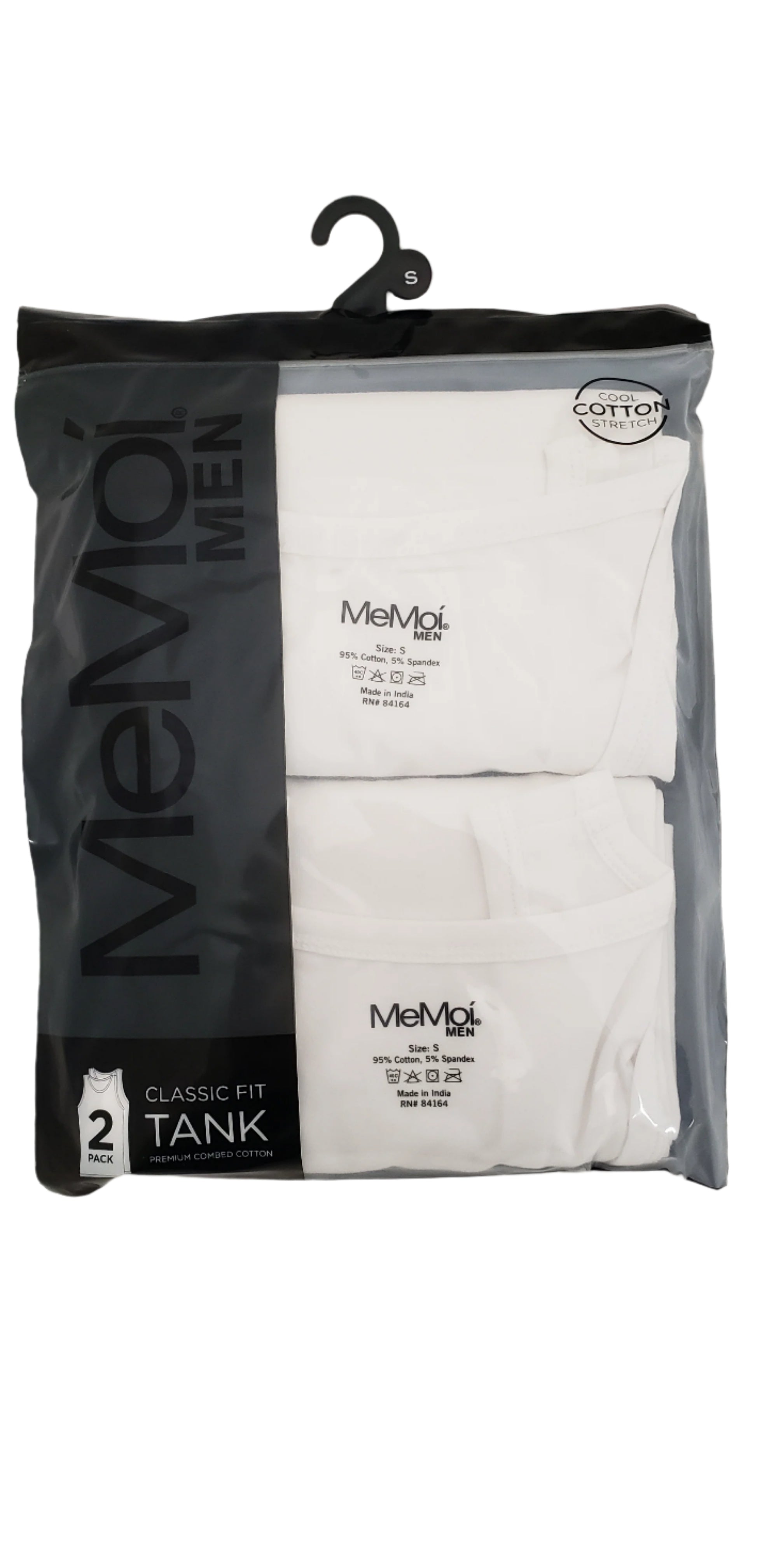 MeMoi Tank Undershirts - 2 Pack