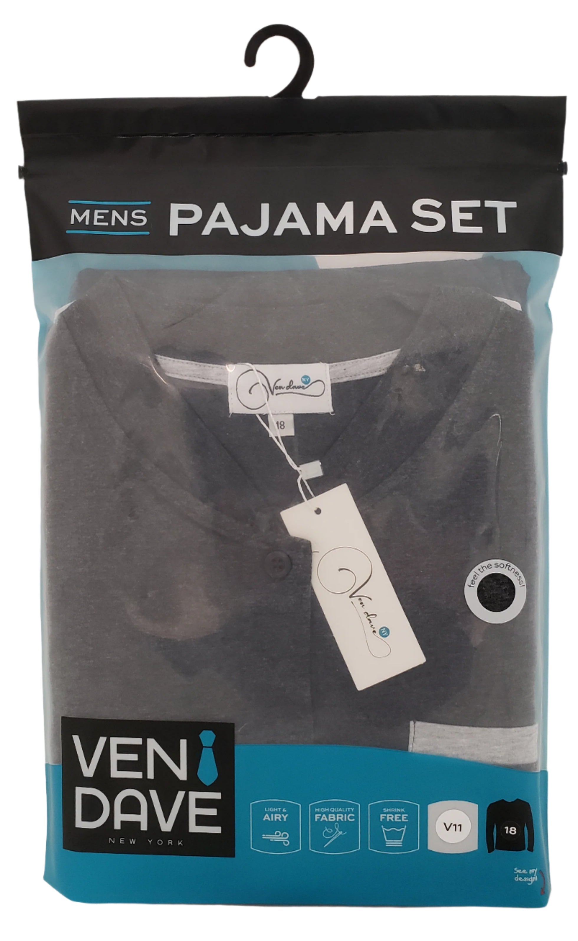Ven Dave Buttoned Pajamas V11