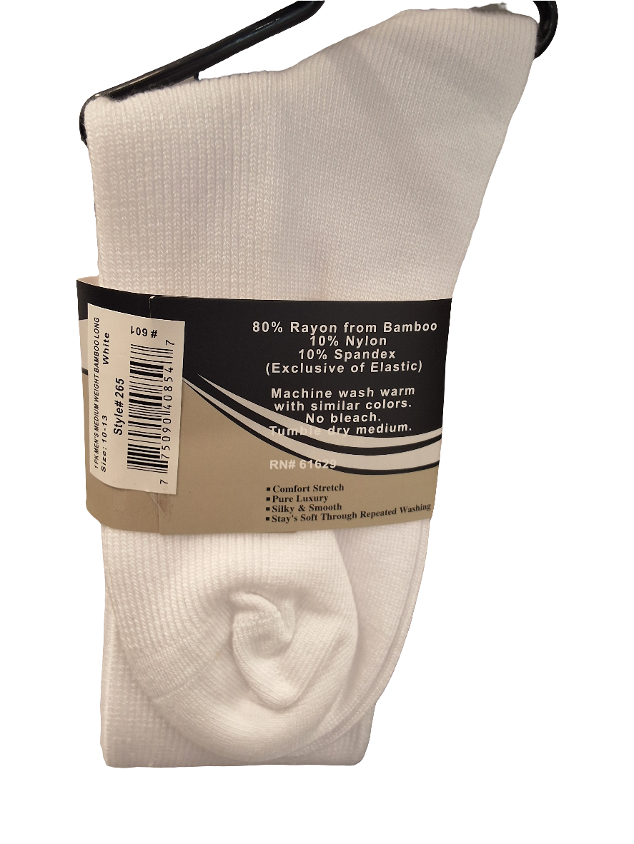 FLORENCE LONG BAMBOO WHITE SOCKS 265