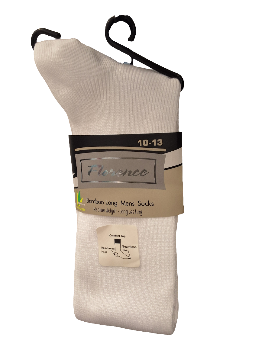 FLORENCE LONG BAMBOO WHITE SOCKS 265