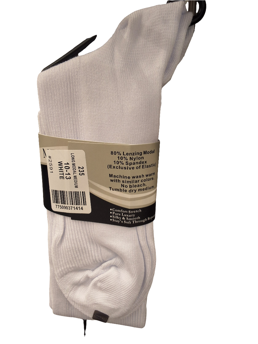 FLORENCE LONG MODAL WHITE SOCKS 235