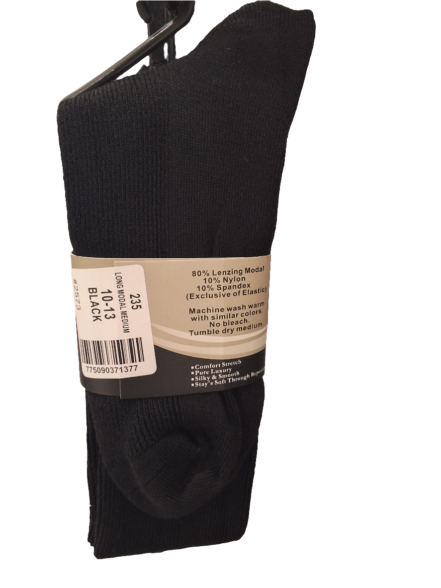 FLORENCE LONG MODAL BLACK SOCKS  235