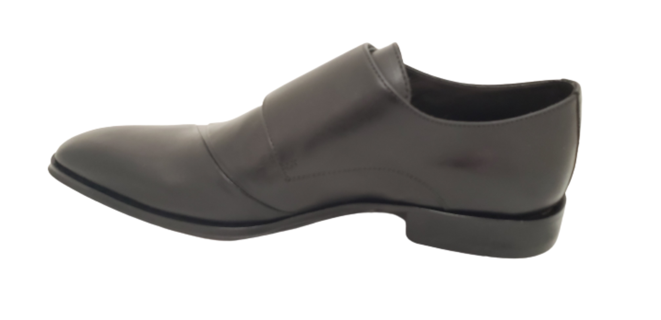 ALFREDO MEN'S BLACK DOUBLE BUCKLE SHOE 21996