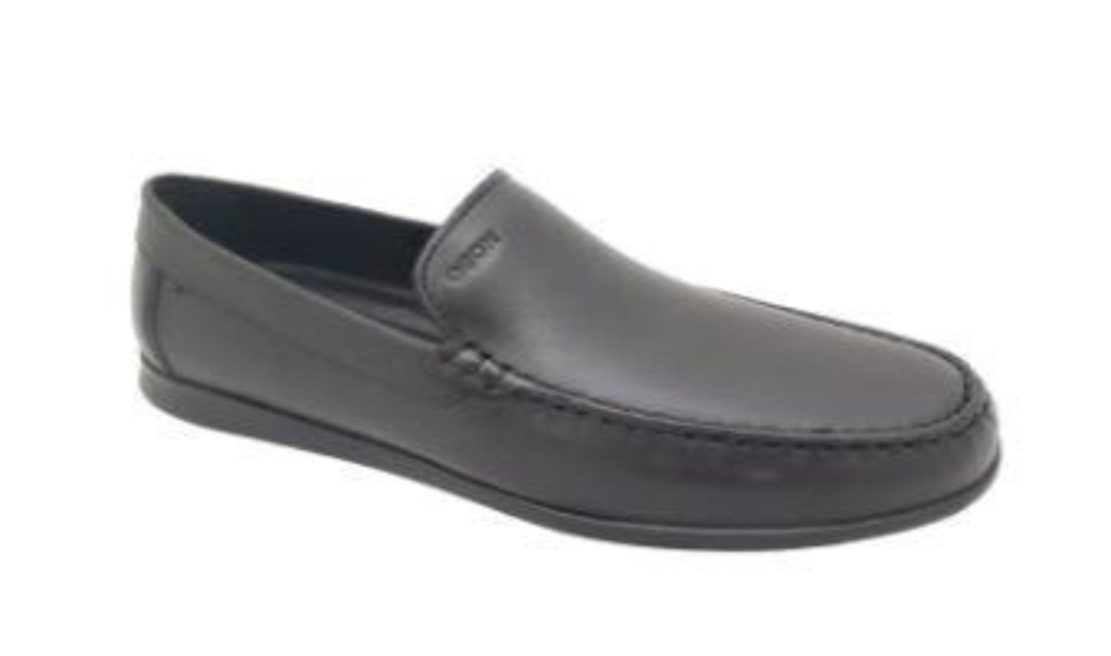 GEOX MEN'S BLACK LOAFER - SILE 2 FIT U25CBB