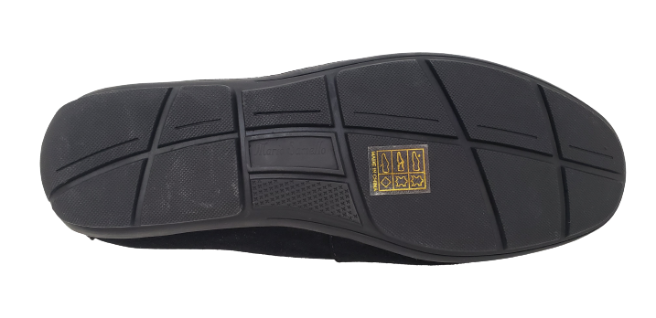 MARIO SAMELLO MEN'S BLACK SUEDE LOAFERS LX1337-F17