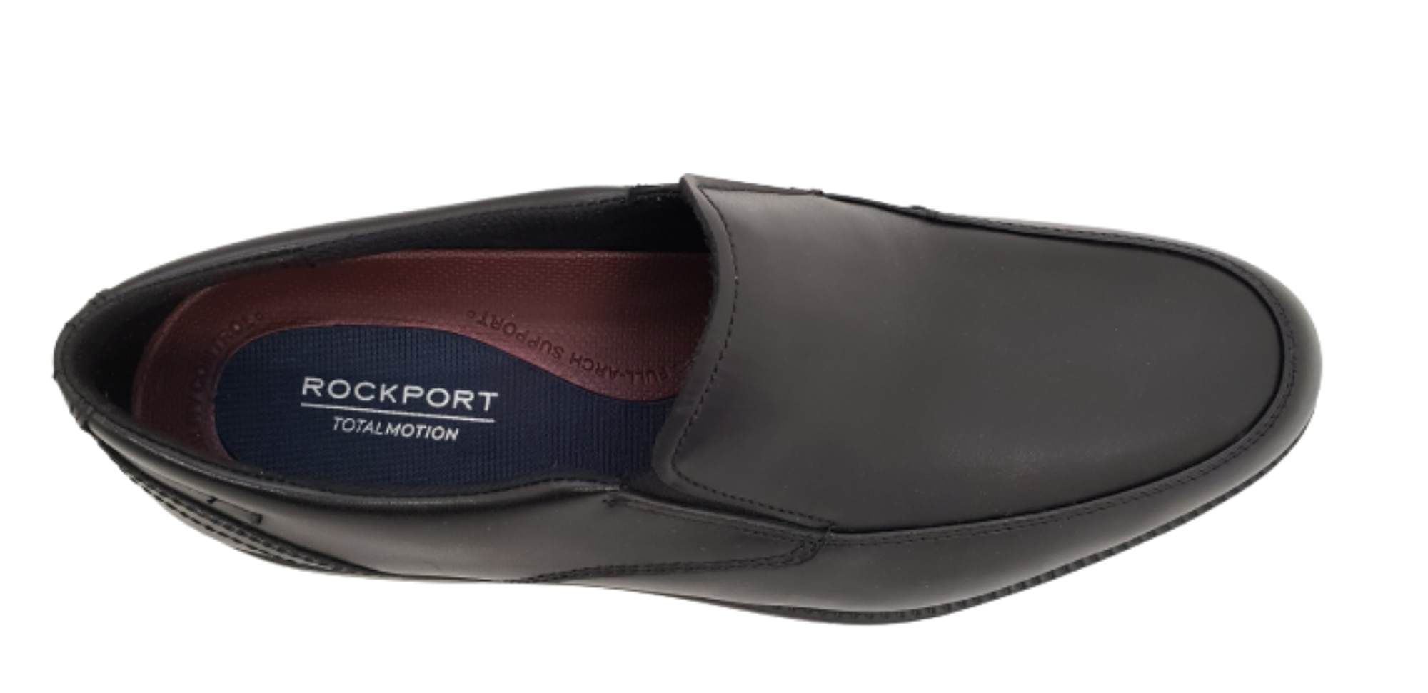 ROCKPORT MEN'S BLACK TOTAL MOTION DRESSPORT SLIP-ON - CI4232