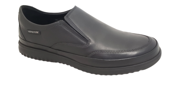 MEPHISTO MEN'S BLACK SLIP ON TWAIN T4537