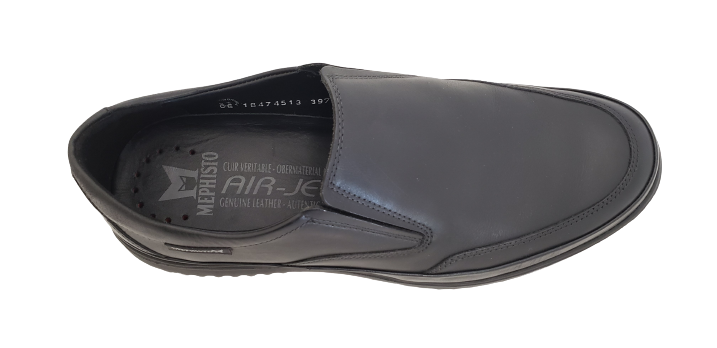 MEPHISTO MEN'S BLACK SLIP ON TWAIN T4537