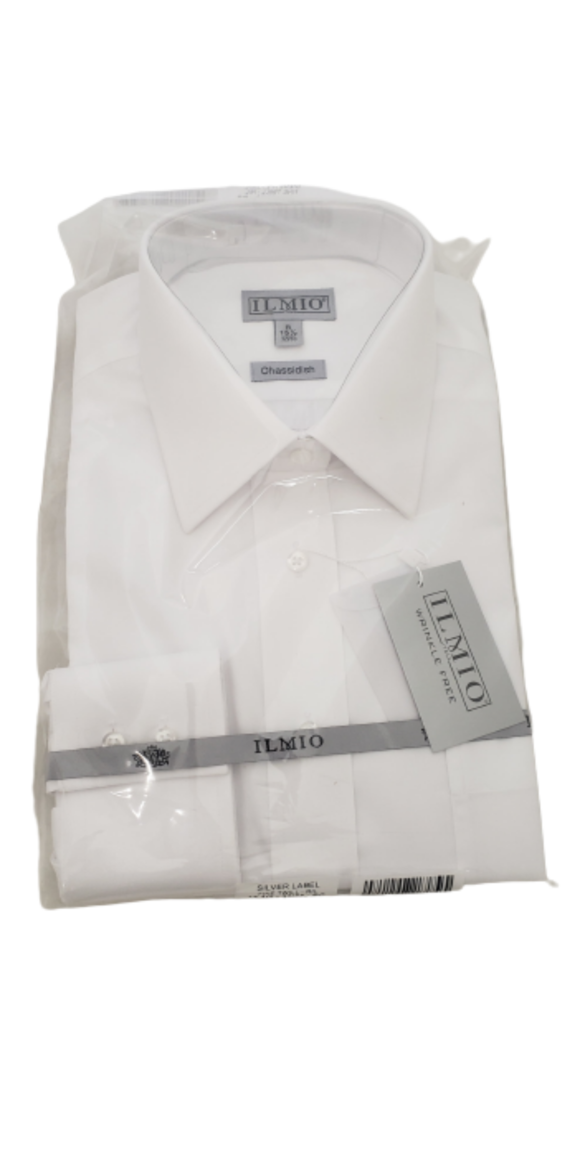 Ilmio Mens Silver Label -Poly Cotton Chassidish (R/L) Shirt