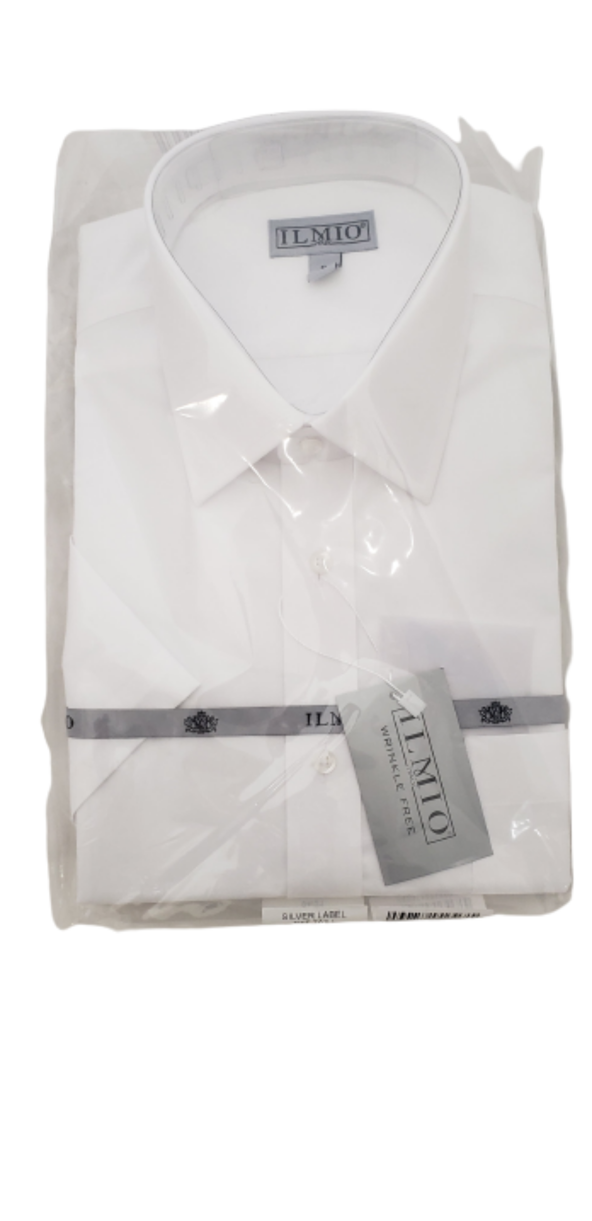 Ilmio Mens Silver Label -Poly Cotton Short Sleeve (L/R) Shirt