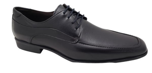 ALFREDO MEN'S BLACK DRESS LACE SHOES WITH RUBBER SOLE- 25018