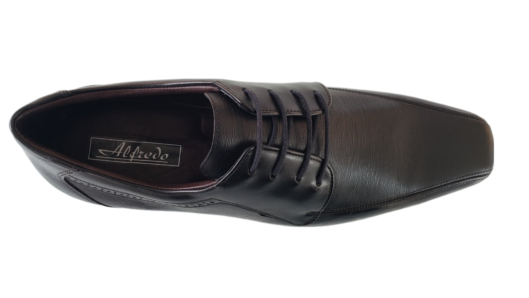 ALFREDO BLACK FIRENZE LEATHER MEN'S DRESS SHOES 0237