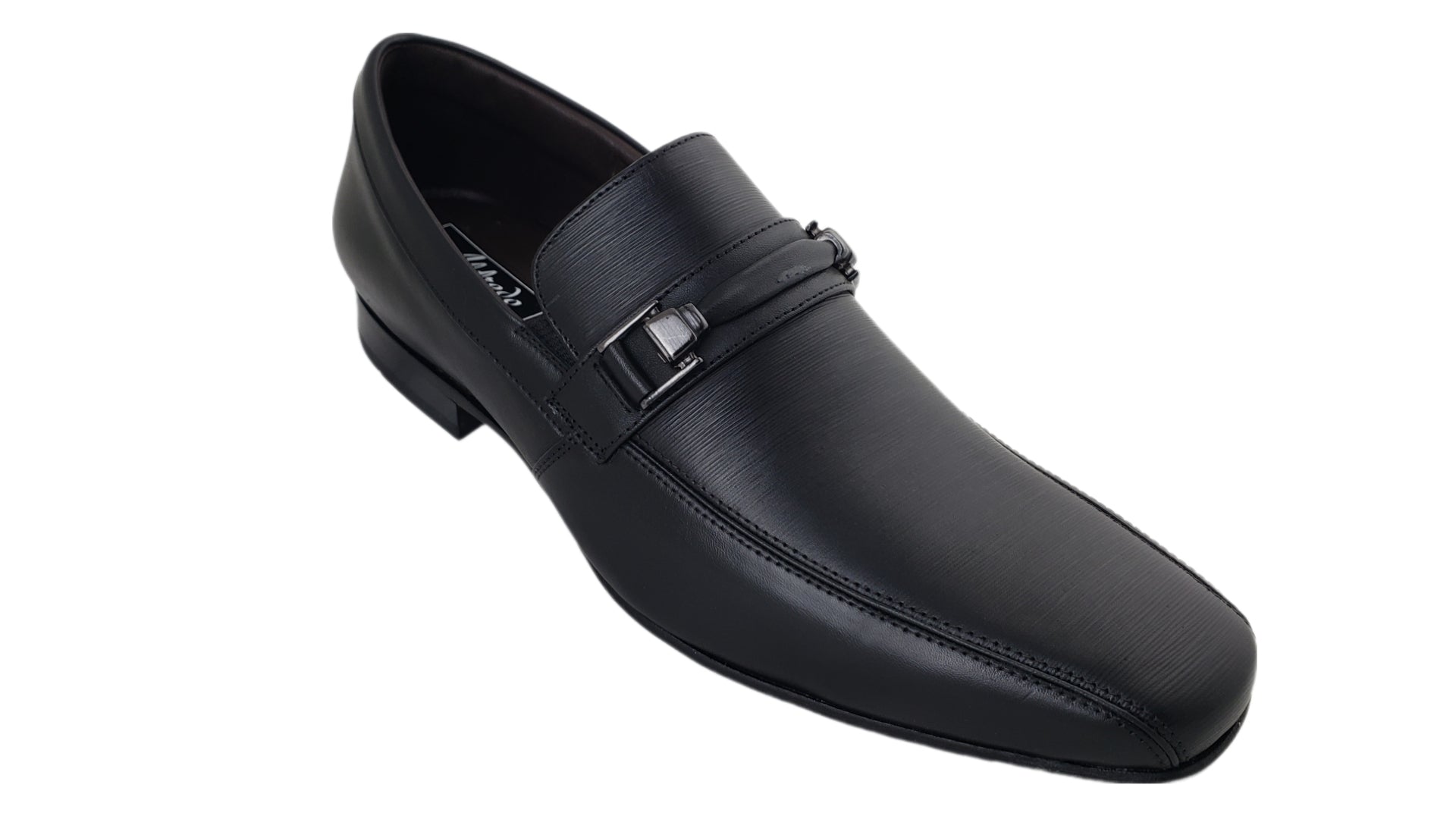 ALFREDO MEN'S BLACK DRESS SLIP ON 3-011-3361