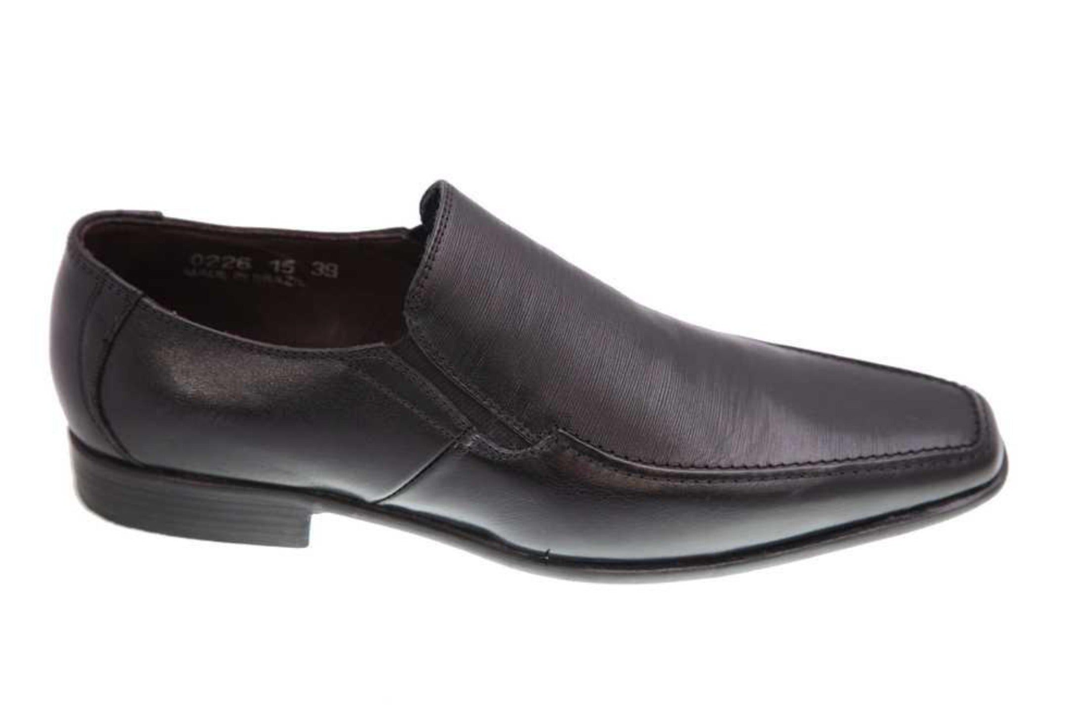 ALFREDO BLACK FIRENZE LEATHER MEN'S DRESS SHOES 0226