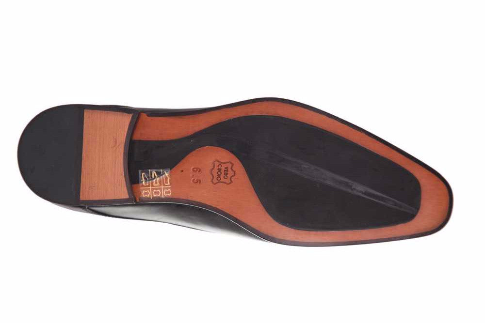MIRAGE MEN'S BLACK LACE MOC TOE DRESS SHOES 3751